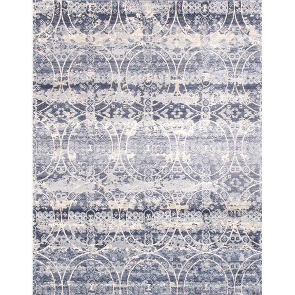 Pasargad Home 5 x 7 ft Amadeus Design Power Loom Area Rug Blue PRC1023 5x7 - main
